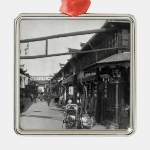 Chinatown in Shanghai, late 19th century Metal Tree Decoration