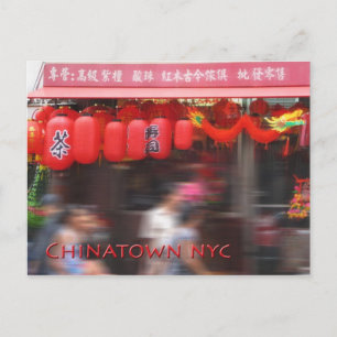 Chinatown New York City Postcard