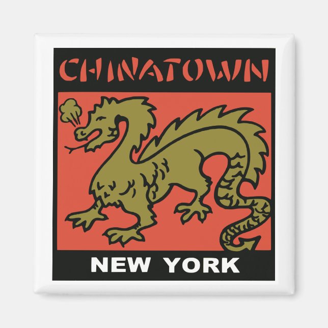 Chinatown New York Magnet (Front)