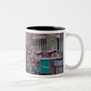 Chinatown on Grant Street in San Francisco, Two-Tone Coffee Mug