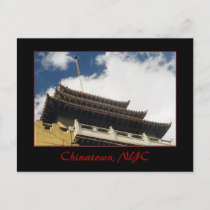 Chinatown Rooftop Postcard