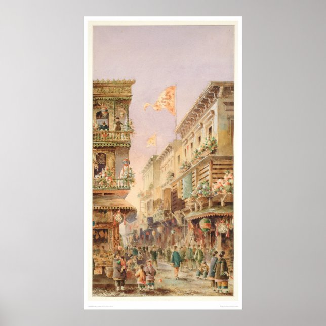 Chinatown San Francisco (0108A) Poster (Front)