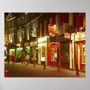 Chinatown, Soho, London, England, United Kingdom Poster