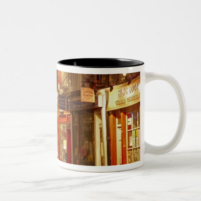 Chinatown, Soho, London, England, United Kingdom Two-Tone Coffee Mug (Right)