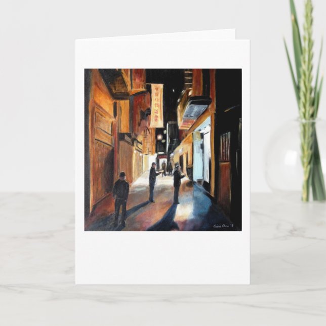 "Chinatown Treasure Hunt" by Trina Chow Card (Front)