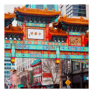 Chinatown. Washington, DC, USA Poster