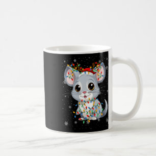 Chinchilla Animal Santa Hat Ugly Christmas Tree Li Coffee Mug