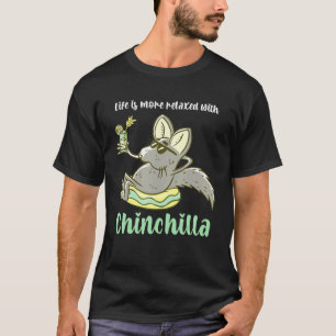 Chinchilla Chinchillas Drinking Lemonade Pet Lover T-Shirt