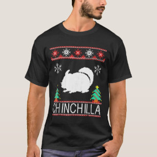 Chinchilla Christmas Ugly T-Shirt
