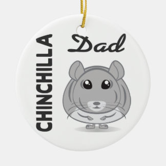 Chinchilla Dad Ornament