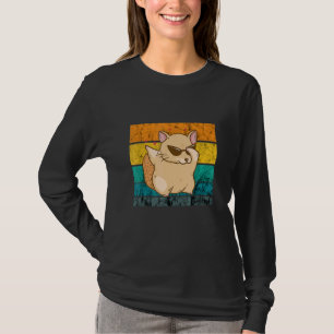 Chinchilla Dancing Chinchilla Retro Vintage Pet Ow T-Shirt