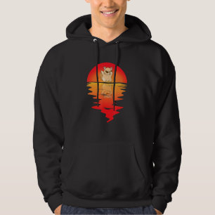 Chinchilla Dancing  Vintage Sunset Chinchilla Owne Hoodie