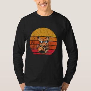 Chinchilla Drink Pet Vintage Sunset Chinchilla Own T-Shirt
