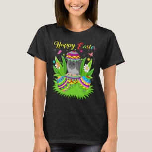 Chinchilla   Floral Easter Egg Funny Chinchilla Ea T-Shirt