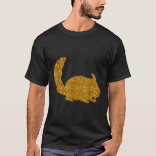 Chinchilla For Women Girl Rodent Animal Squirrel T-Shirt