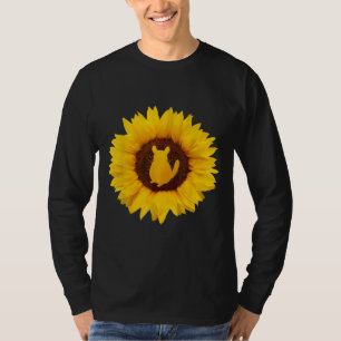 Chinchilla For Women Men Rodent Animal Sunflower L T-Shirt