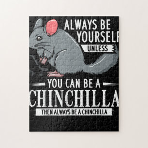 Chinchilla Gift Funny Cute Pet Jigsaw Puzzle