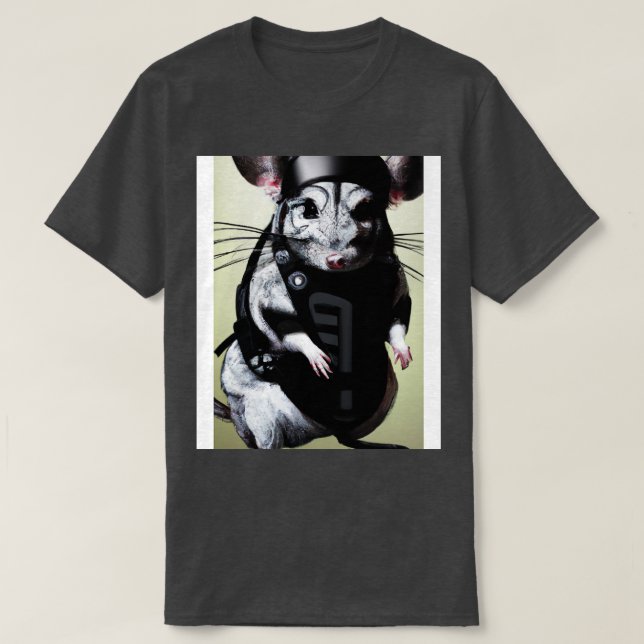 Chinchilla in a ninja costume 3 T-Shirt (Design Front)
