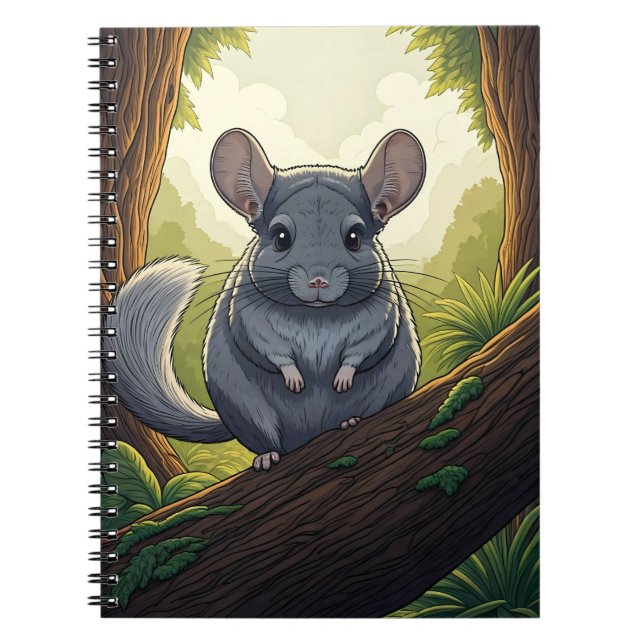 Chinchilla in the Forest Notebook (Front)