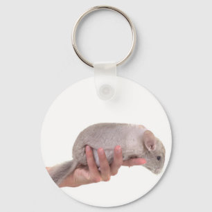 chinchilla key ring