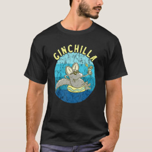 Chinchilla Lemon Chillin Retro Vintage Chinchilla T-Shirt