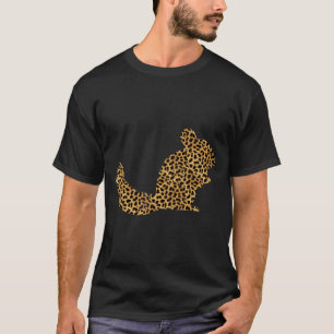 Chinchilla Leopard Print Rodent Animal Lover Women T-Shirt