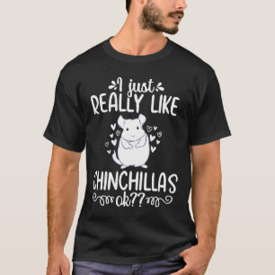 Chinchilla Mum Cute Pet Owner Animal Lover T-Shirt