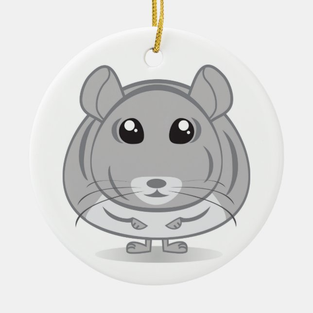 Chinchilla Ornament (Front)