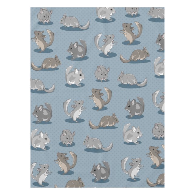 Chinchilla Pattern Tablecloth (Front)