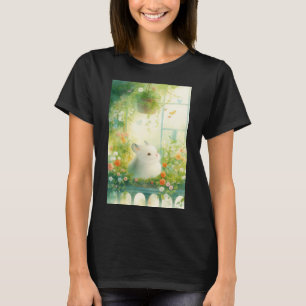 Chinchilla Peaceful Garden Retreat T-Shirt