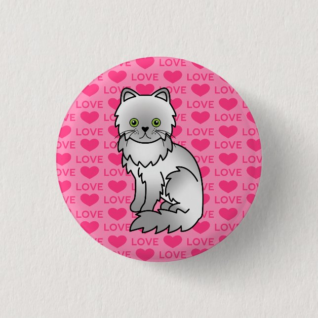 Chinchilla Persian 3 Cm Round Badge (Front)
