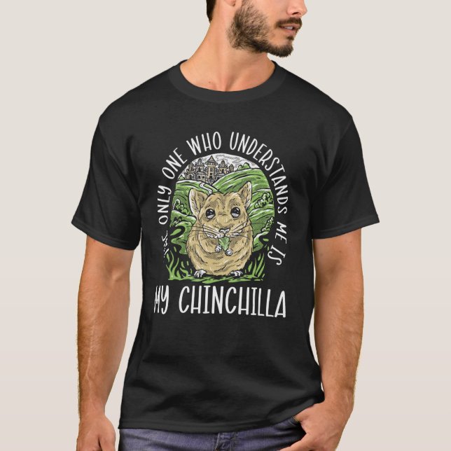 Chinchilla Pet Animal_3 T-Shirt (Front)