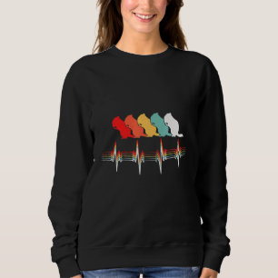 Chinchilla     Retro Sunset Sweatshirt