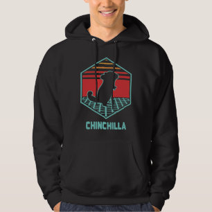 Chinchilla Retro Vintage 80s Style Hoodie