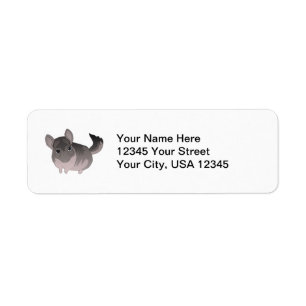 Chinchilla Return Address Label