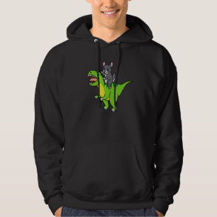 Chinchilla Riding Rex Dinosaur Pet Hoodie