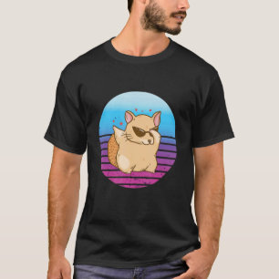 Chinchilla Sunglass Retro Vintage Chinchilla Pet O T-Shirt
