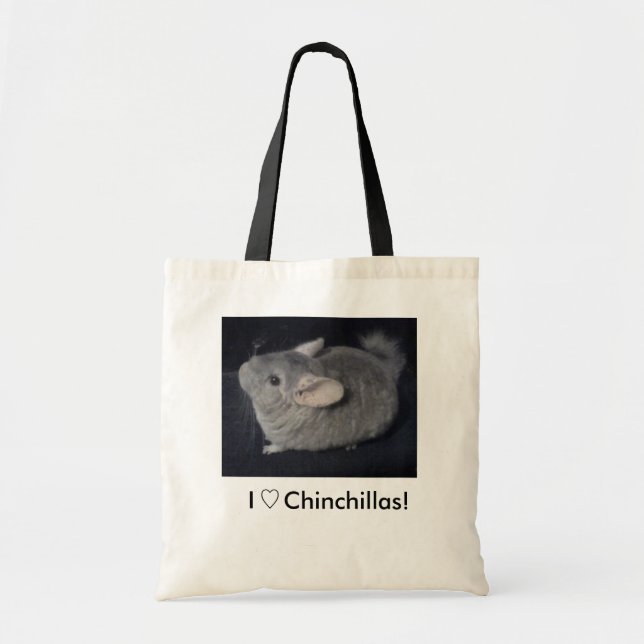 Chinchilla Tote! Tote Bag (Front)