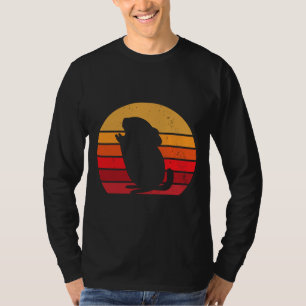 Chinchilla Vintage Sunset For Chinchilla Holder T-Shirt