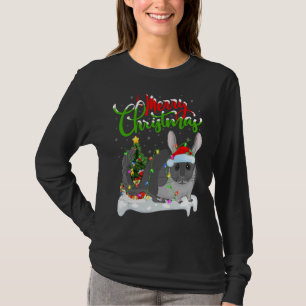 Chinchilla Xmas Decorations Santa Chinchilla Chr T-Shirt