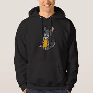 Chinchillas Drinking Beer Pet Hoodie