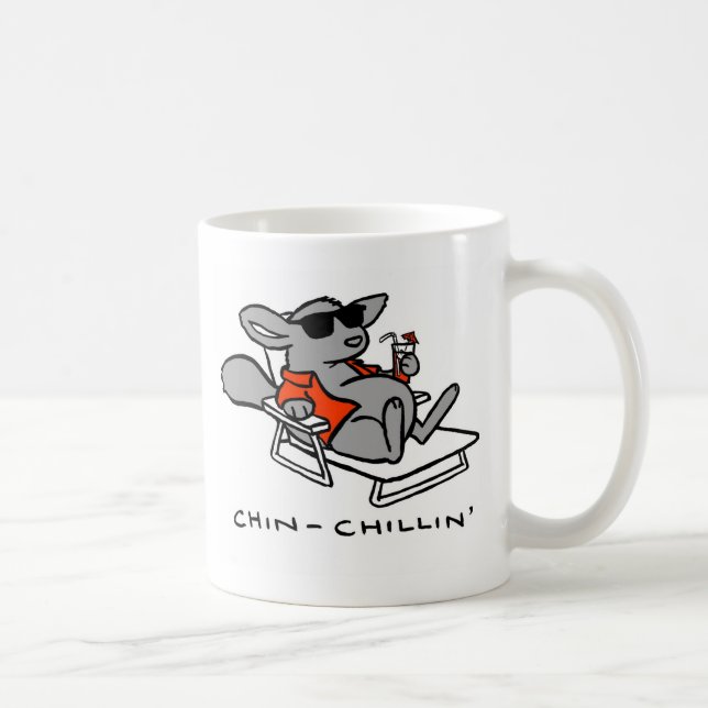 chinchillin- Chinchilla Coffe mug (Right)
