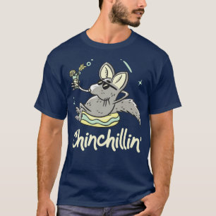 Chinchillin Chinchilla Pet Animal Lovers Funny Cut T-Shirt