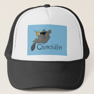 chinchillin trucker hat