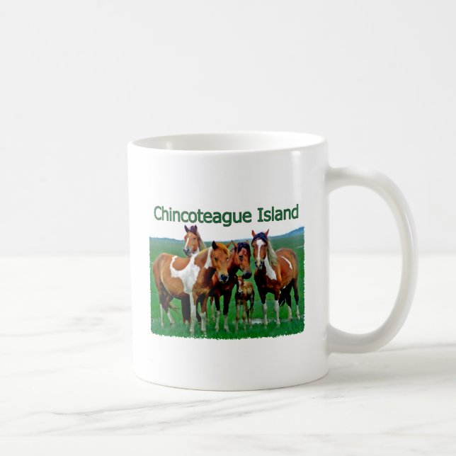 Chincoteague Island (ponies) Coffee Mug (Right)