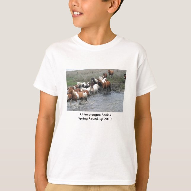 Chincoteague Ponies Youth T-shirt (Front)