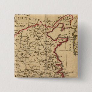 Chine, Japan 15 Cm Square Badge