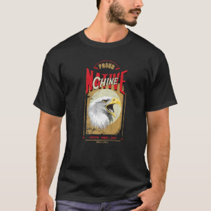Chine Native American Eagle Spirit Vintage Honour  T-Shirt