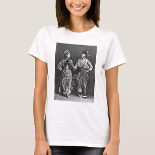 Chinese actors, c.1870 (b/w photo) T-Shirt