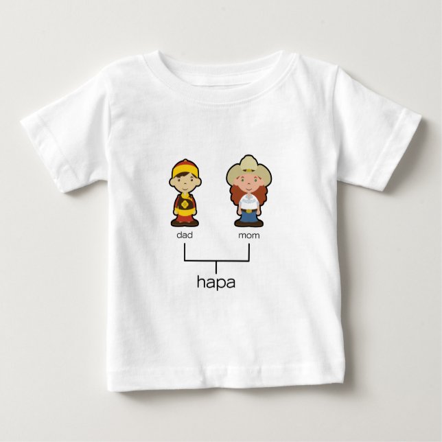 Chinese/American Hapa Baby Family Tee (Front)